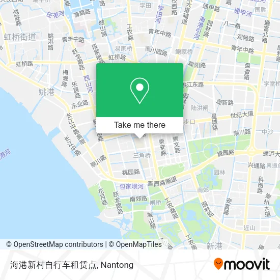 海港新村自行车租赁点 map