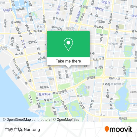 市政广场 map