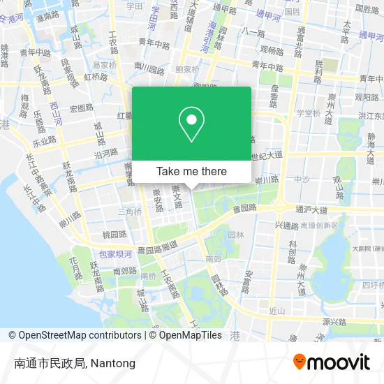 南通市民政局 map