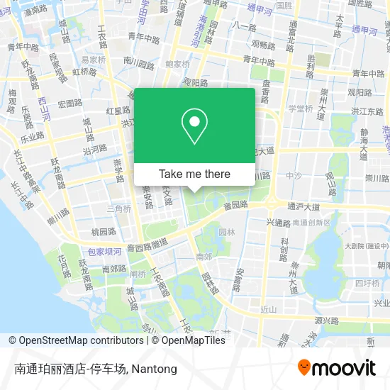 南通珀丽酒店-停车场 map