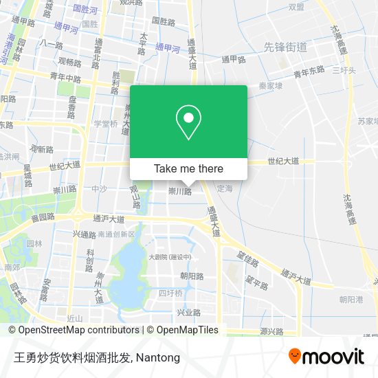王勇炒货饮料烟酒批发 map