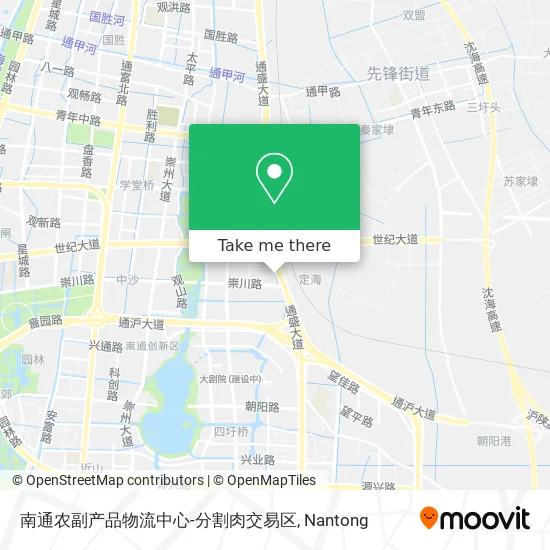南通农副产品物流中心-分割肉交易区 map