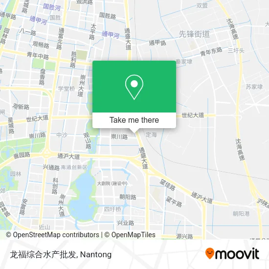 龙福综合水产批发 map