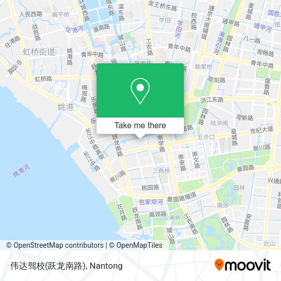 伟达驾校(跃龙南路) map