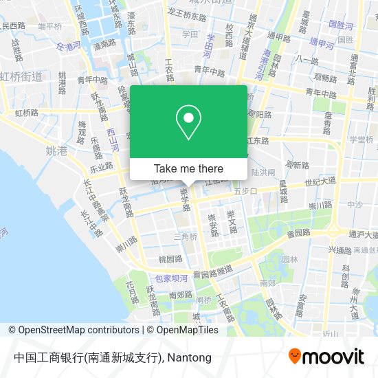 中国工商银行(南通新城支行) map
