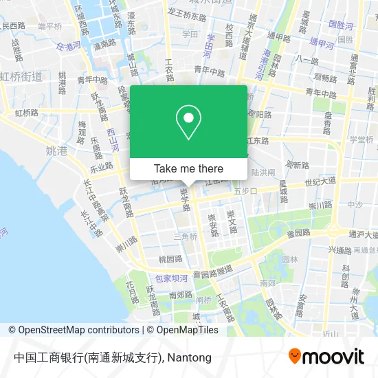 中国工商银行(南通新城支行) map