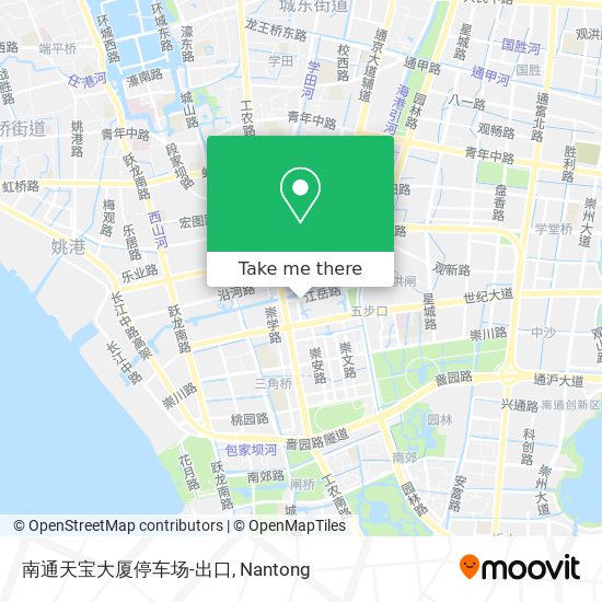 南通天宝大厦停车场-出口 map