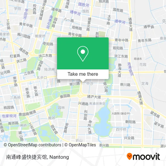 南通峰盛快捷宾馆 map