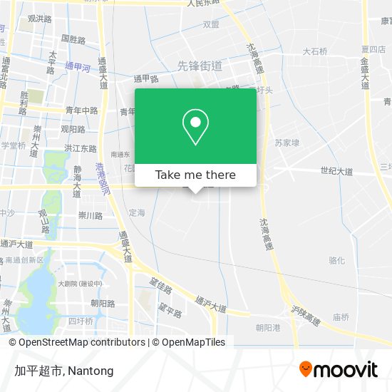 加平超市 map