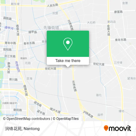润锋花苑 map
