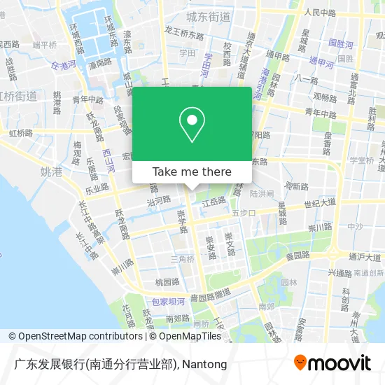 广东发展银行(南通分行营业部) map