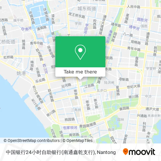 中国银行24小时自助银行(南通鑫乾支行) map