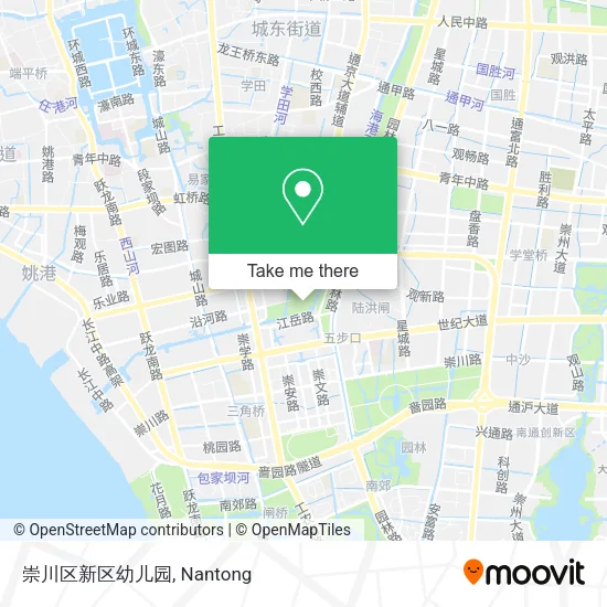 崇川区新区幼儿园 map