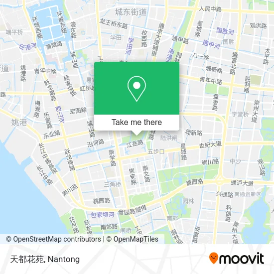 天都花苑 map
