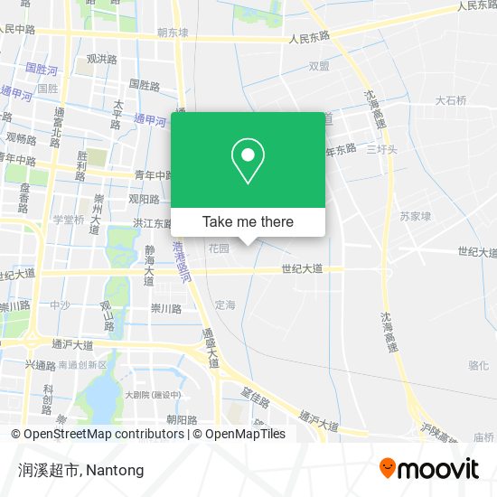 润溪超市 map