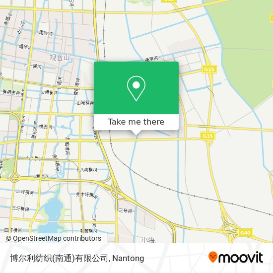 博尔利纺织(南通)有限公司 map