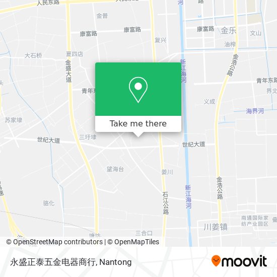 永盛正泰五金电器商行 map