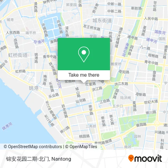 锦安花园二期-北门 map