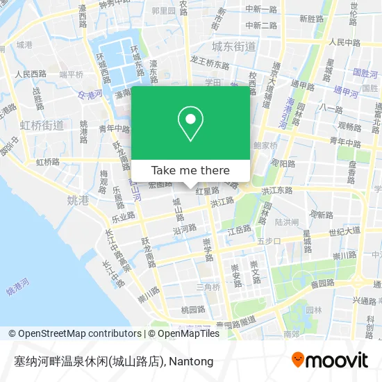 塞纳河畔温泉休闲(城山路店) map