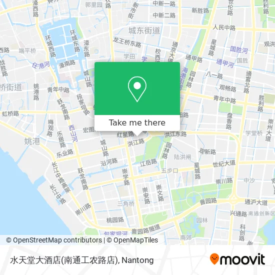 水天堂大酒店(南通工农路店) map