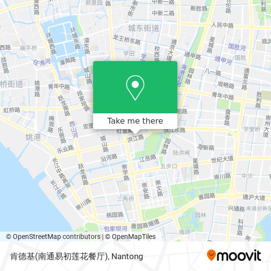 肯德基(南通易初莲花餐厅) map