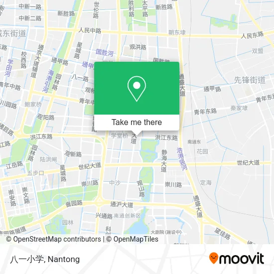 八一小学 map