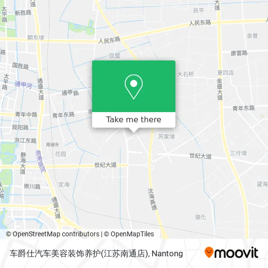 车爵仕汽车美容装饰养护(江苏南通店) map