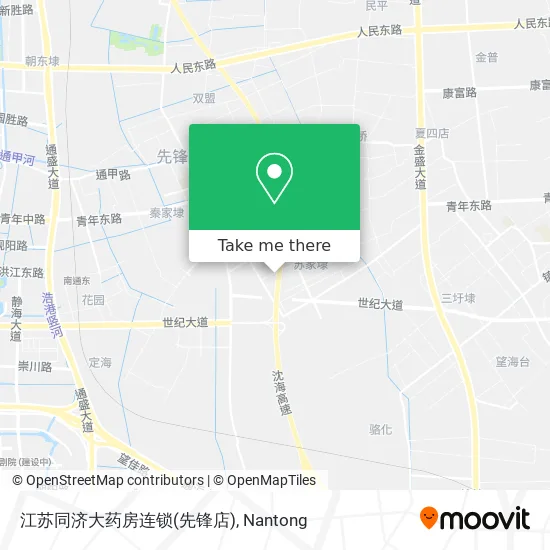 江苏同济大药房连锁(先锋店) map