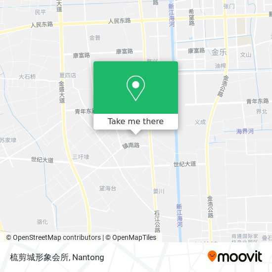 梳剪城形象会所 map