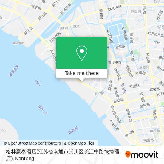 格林豪泰酒店(江苏省南通市崇川区长江中路快捷酒店) map