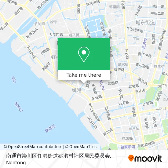 南通市崇川区任港街道姚港村社区居民委员会 map