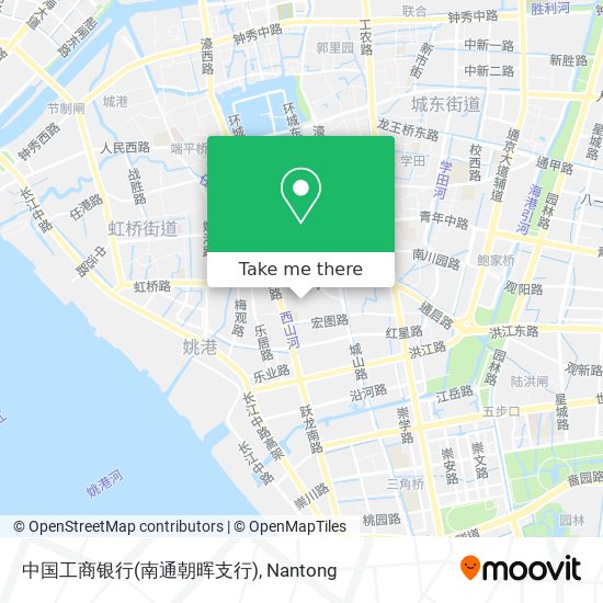 中国工商银行(南通朝晖支行) map