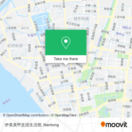 伊美美甲足浴生活馆 map