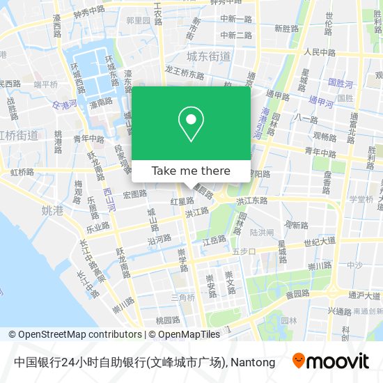 中国银行24小时自助银行(文峰城市广场) map