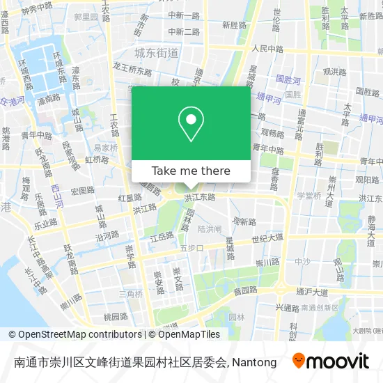 南通市崇川区文峰街道果园村社区居委会 map