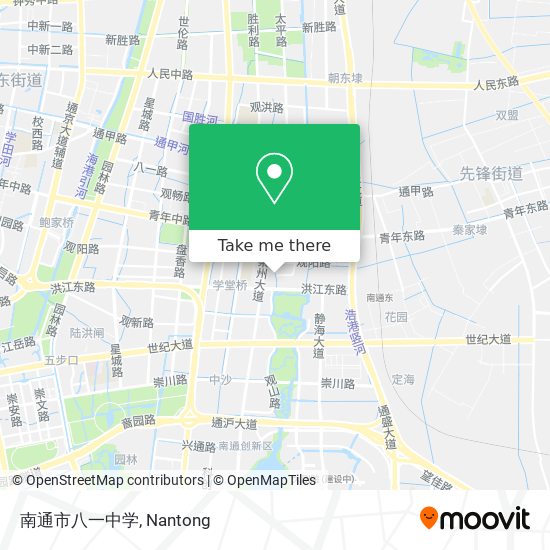 南通市八一中学 map