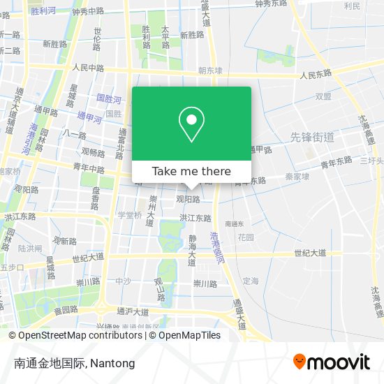 南通金地国际 map