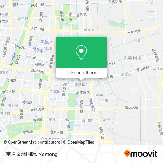 南通金地国际 map