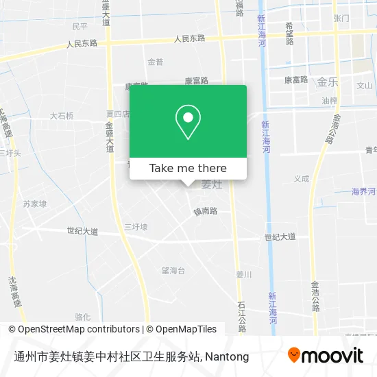 通州市姜灶镇姜中村社区卫生服务站 map