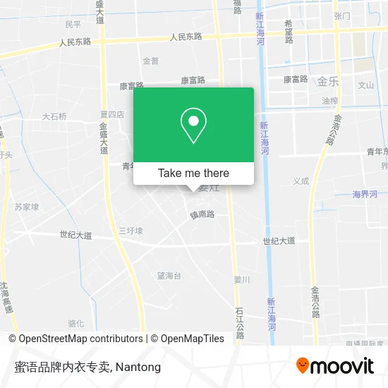 蜜语品牌内衣专卖 map