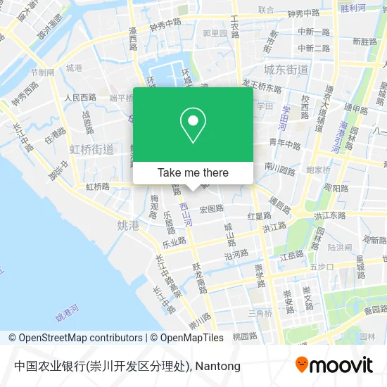 中国农业银行(崇川开发区分理处) map
