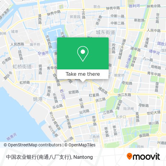 中国农业银行(南通八厂支行) map