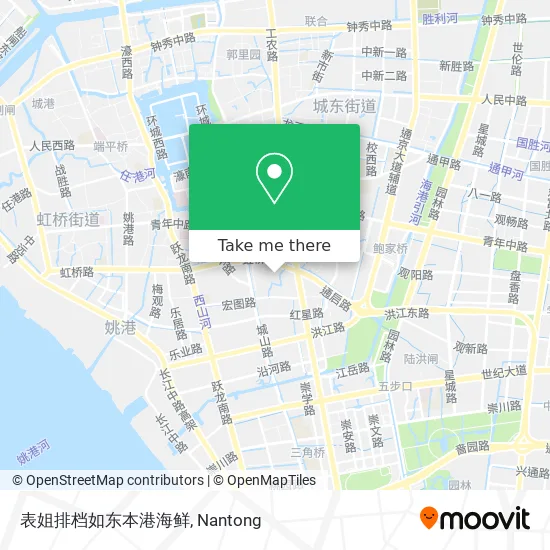 表姐排档如东本港海鲜 map