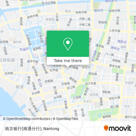 南京银行(南通分行) map