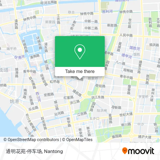 通明花苑-停车场 map