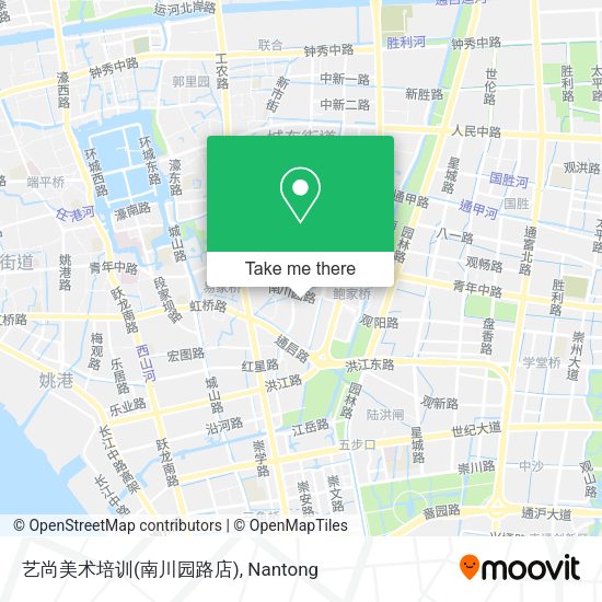 艺尚美术培训(南川园路店) map