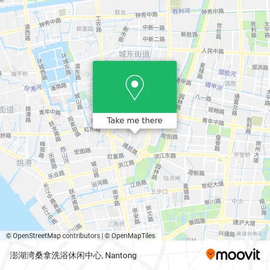 澎湖湾桑拿洗浴休闲中心 map