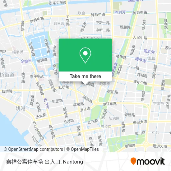 鑫祥公寓停车场-出入口 map