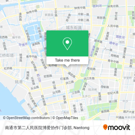 南通市第二人民医院博爱协作门诊部 map