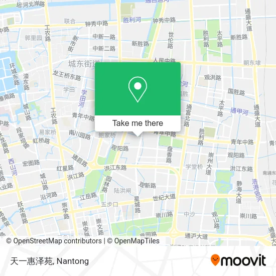 天一惠泽苑 map